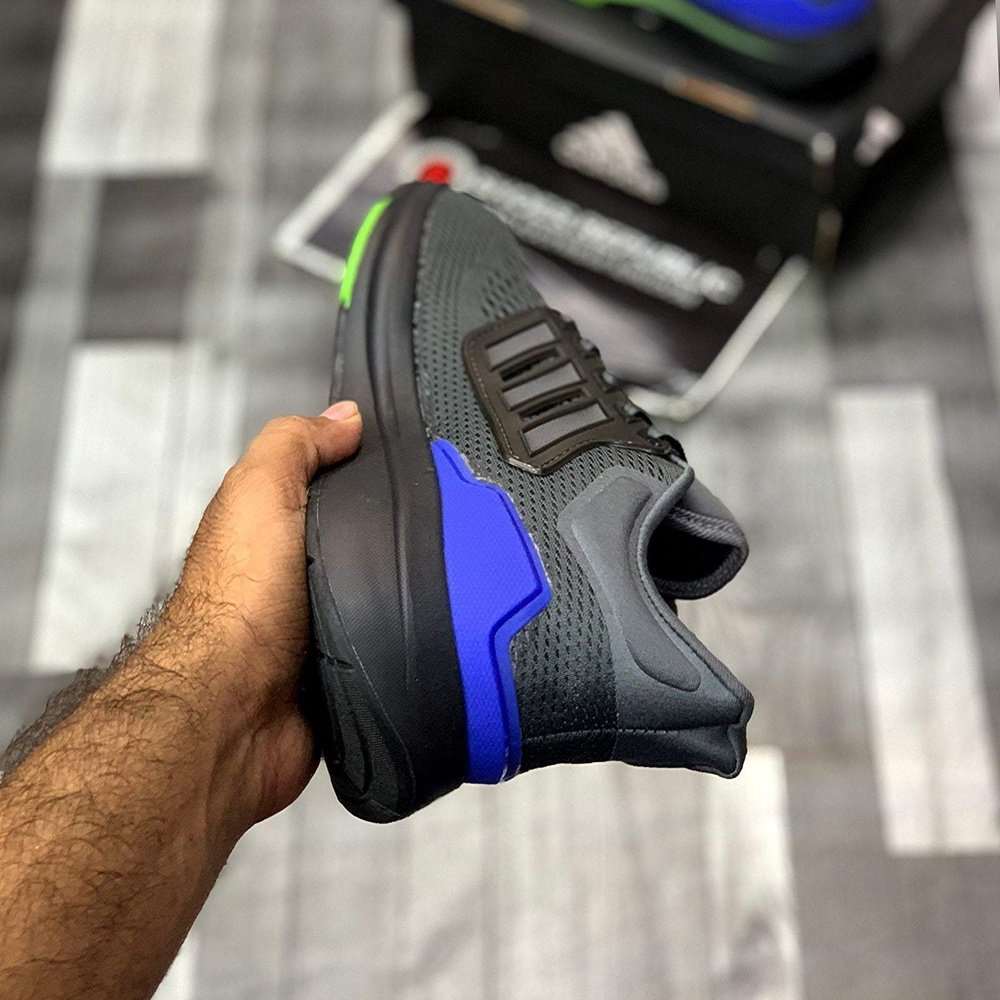 Adidas EQ21 Bounce Running Shoes Black Blue