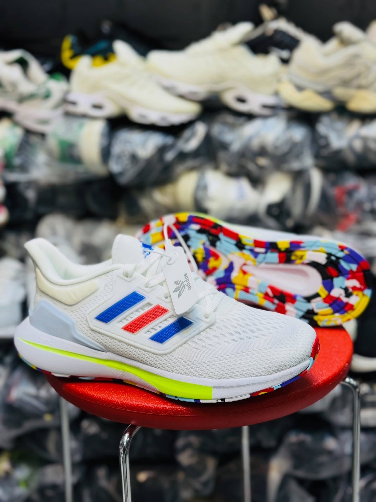 Adidas EQ21 Bounce Running Shoes White Colors