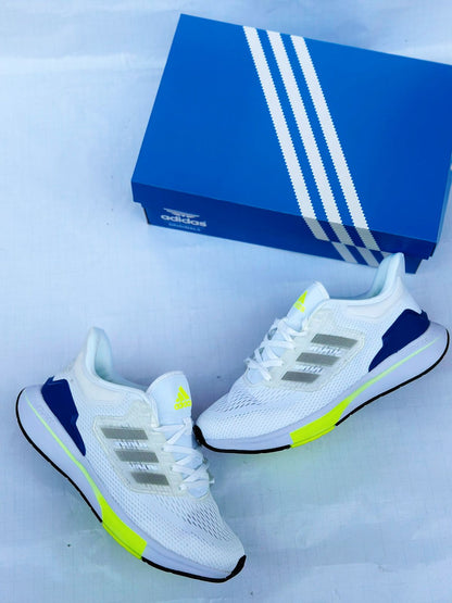 Adidas EQ21 Bounce Running Shoes White Blue